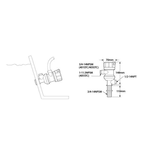 RuleSTC Serie För Fisksumpar (Rak)